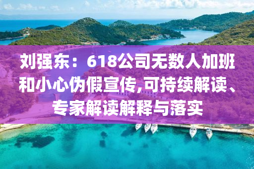劉強東：618公司無數(shù)人加班和小心偽假宣傳,可持續(xù)解讀、專家解讀解釋與落實