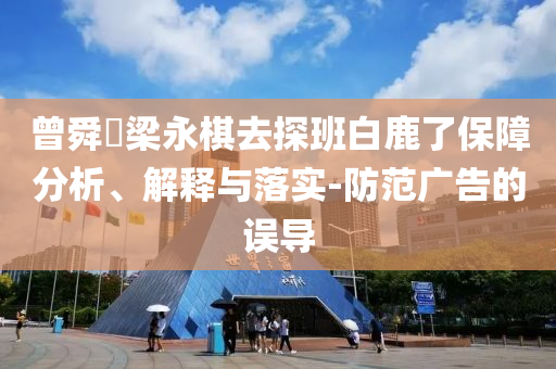 曾舜晞梁永棋去探班白鹿了保障分析、解釋與落實(shí)-防范廣告的誤導(dǎo)