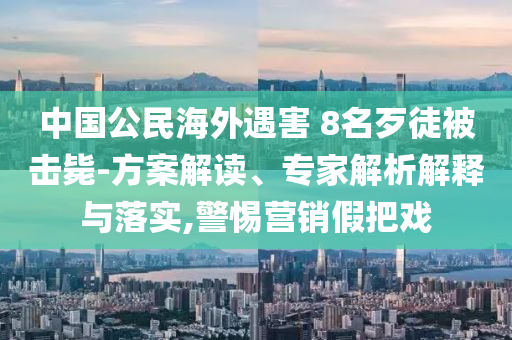 中國公民海外遇害 8名歹徒被擊斃-方案解讀、專家解析解釋與落實,警惕營銷假把戲