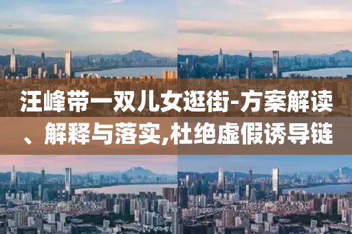 汪峰帶一雙兒女逛街-方案解讀、解釋與落實,杜絕虛假誘導鏈