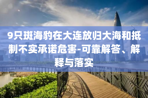 9只斑海豹在大連放歸大海和抵制不實(shí)承諾危害-可靠解答、解釋與落實(shí)