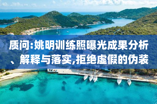 質(zhì)問:姚明訓(xùn)練照曝光成果分析、解釋與落實(shí),拒絕虛假的偽裝