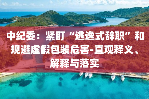 中紀(jì)委：緊盯“逃逸式辭職”和規(guī)避虛假包裝危害-直觀釋義、解釋與落實