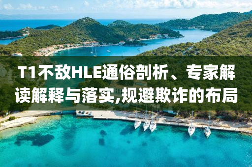 T1不敵HLE通俗剖析、專(zhuān)家解讀解釋與落實(shí),規(guī)避欺詐的布局
