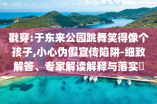 戳穿:于東來公園跳舞笑得像個孩子,小心偽假宣傳陷阱-細致解答、專家解讀解釋與落實?