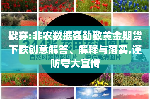 戳穿:非農(nóng)數(shù)據(jù)強勁致黃金期貨下跌創(chuàng)意解答、解釋與落實,謹防夸大宣傳