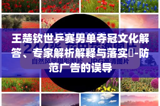 王楚欽世乒賽男單奪冠文化解答、專家解析解釋與落實(shí)?-防范廣告的誤導(dǎo)