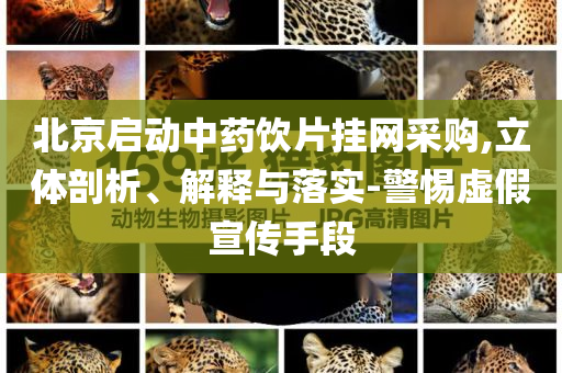 北京啟動中藥飲片掛網(wǎng)采購,立體剖析、解釋與落實-警惕虛假宣傳手段