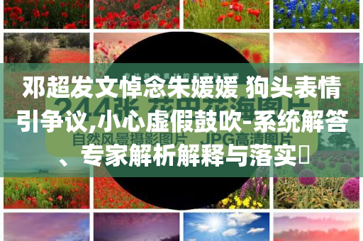 鄧超發(fā)文悼念朱媛媛 狗頭表情引爭議,小心虛假鼓吹-系統(tǒng)解答、專家解析解釋與落實?