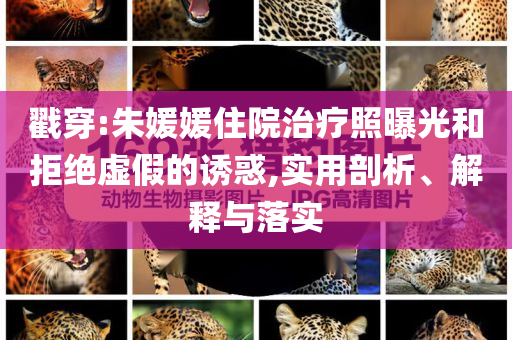 戳穿:朱媛媛住院治療照曝光和拒絕虛假的誘惑,實用剖析、解釋與落實
