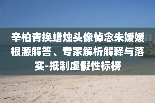 辛柏青換蠟燭頭像悼念朱媛媛根源解答、專家解析解釋與落實-抵制虛假性標榜