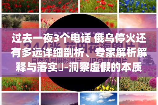 過去一夜3個電話 俄烏?；疬€有多遠詳細剖析、專家解析解釋與落實?-洞察虛假的本質(zhì)