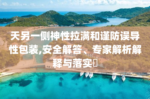 天另一側神性拉滿和謹防誤導性包裝,安全解答、專家解析解釋與落實?