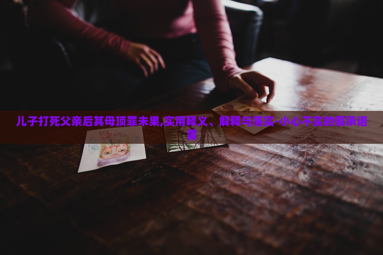 兒子打死父親后其母頂罪未果,實用釋義、解釋與落實-小心不實的假承諾雷