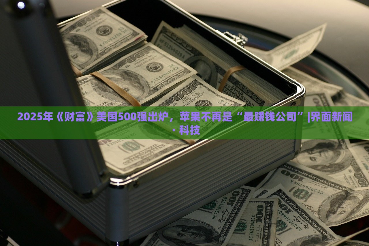 2025年《財富》美國500強出爐，蘋果不再是“最賺錢公司”|界面新聞 · 科技
