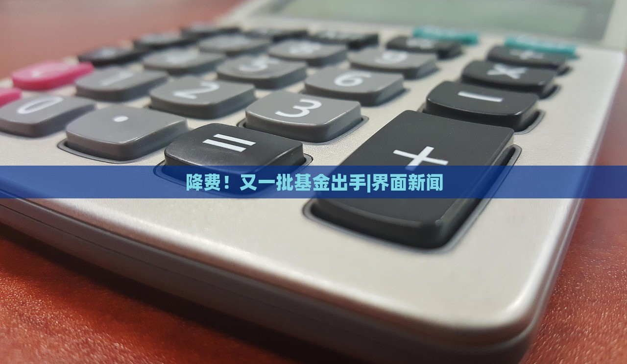 降費(fèi)！又一批基金出手|界面新聞