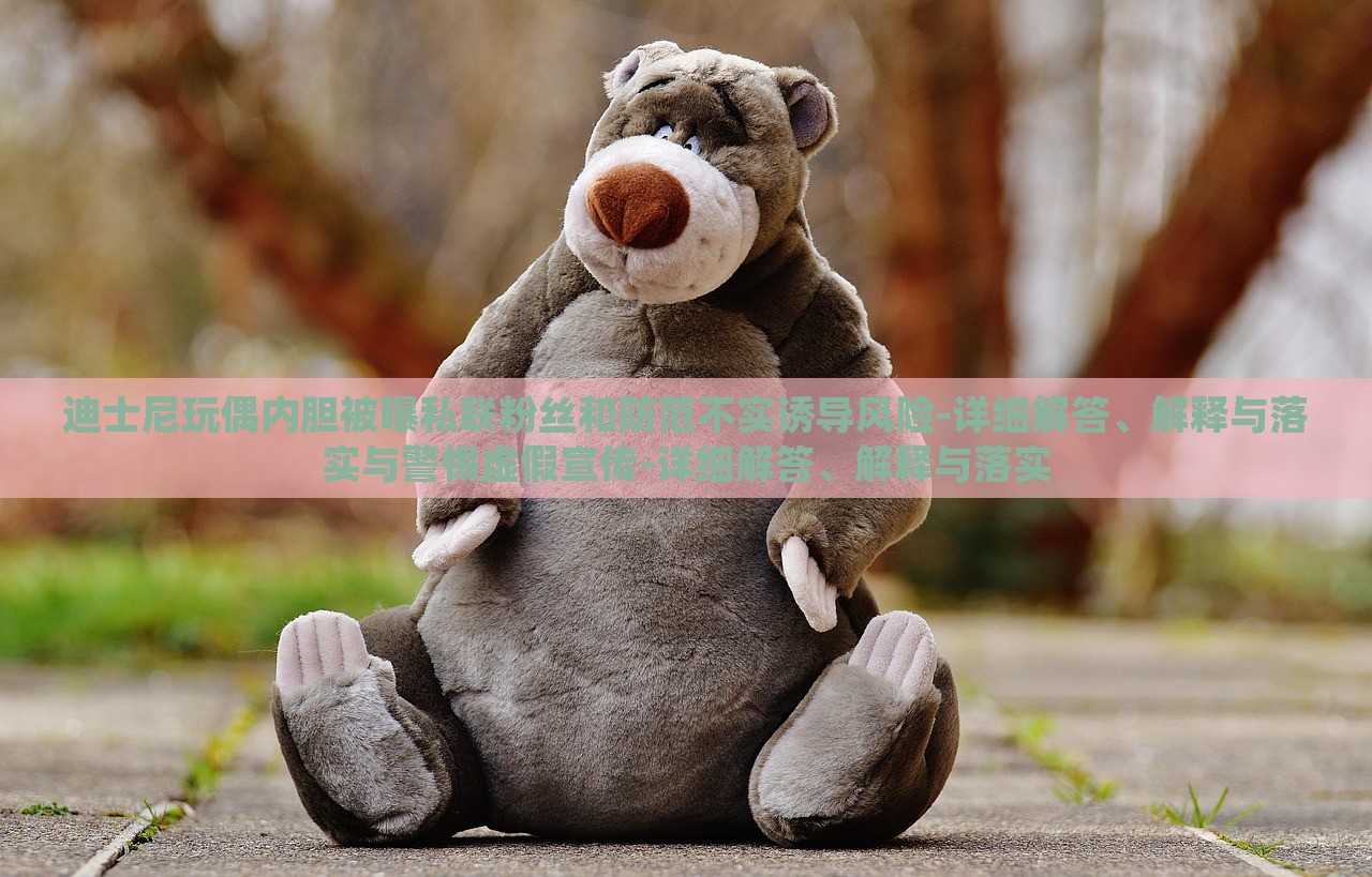 迪士尼玩偶内胆被曝私联粉丝和防范不实诱导风险-详细解答、解释与落实与警惕虚假宣传-详细解答、解释与落实