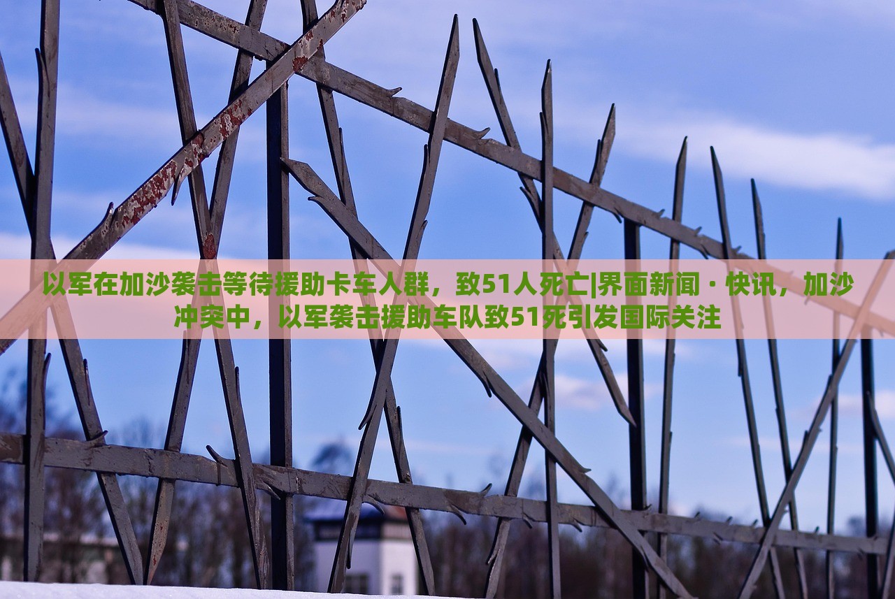 以军在加沙袭击等待援助卡车人群，致51人死亡|界面新闻 · 快讯，加沙冲突中，以军袭击援助车队致51死引发国际关注