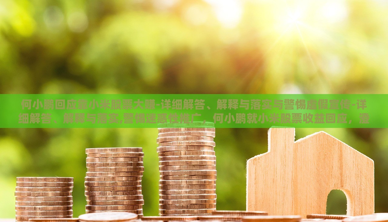 何小鹏回应靠小米股票大赚-详细解答、解释与落实与警惕虚假宣传-详细解答、解释与落实,警惕迷惑性推广，何小鹏就小米股票收益回应，澄清事实与防范虚假宣传