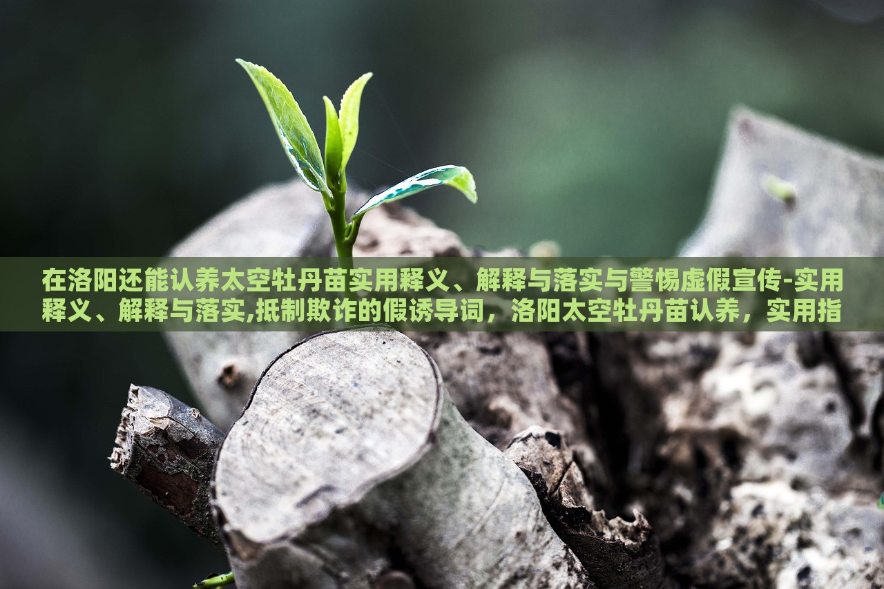 在洛阳还能认养太空牡丹苗实用释义、解释与落实与警惕虚假宣传-实用释义、解释与落实,抵制欺诈的假诱导词，洛阳太空牡丹苗认养，实用指南与防范虚假宣传